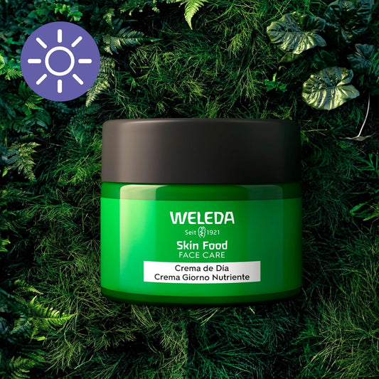 Weleda - Skin Food Crema Nutritiva De Día, Nutre, Hidrata Y Repara La Piel, Rápida Absorción, Con Extractos Botánicos De Pensamiento, Caléndula Y Manzanilla Orgánica, Apto Para Pieles Secas - 40 Ml