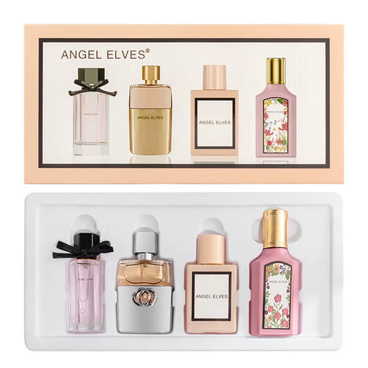 Original High Grade Perfume Women 향수 Floral Scent Spray Feminino Perfumes De Mujer 120Ml Духи Женские Стойкие Gift Box 4Pcs Set