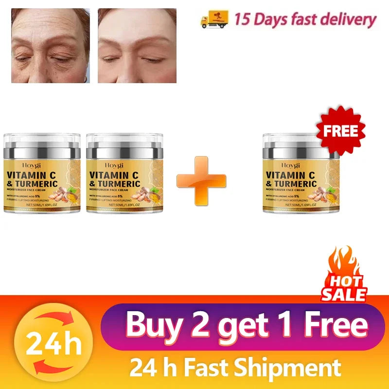 Turmeric Collagen Anti-Aging-Anti-Wrinkle Cream Moisturizing Improve Elasticity Dispelling Wrinkles Repair Instant Wrinkle Cream