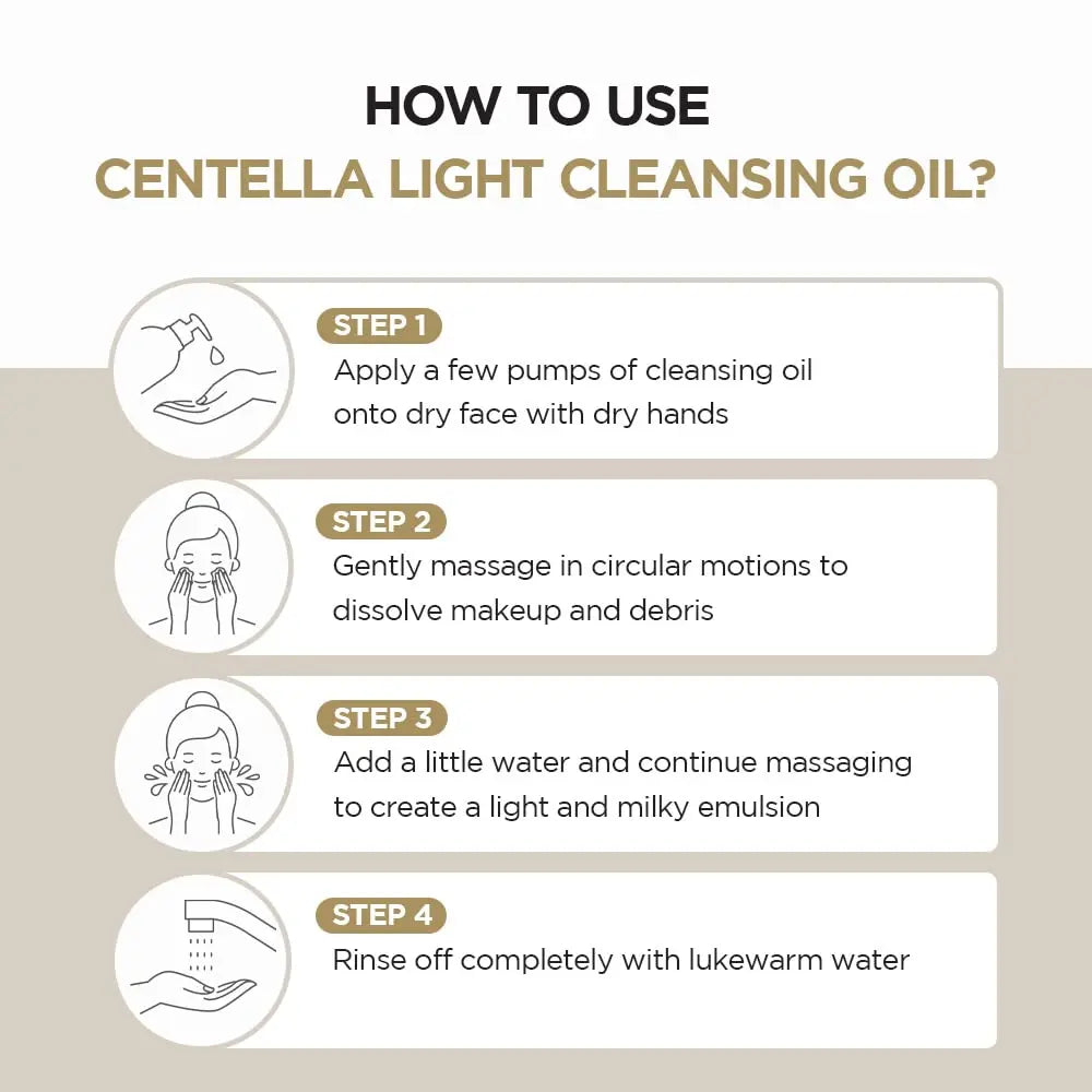 SKIN1004 Korean Skincare Centella 3-Step Set - Cleansing Oil+Toner+Serum, Pore Care for Sensitive Skin
