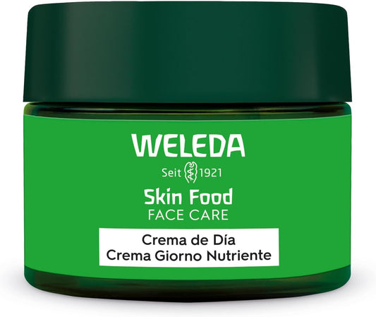 Weleda - Skin Food Crema Nutritiva De Día, Nutre, Hidrata Y Repara La Piel, Rápida Absorción, Con Extractos Botánicos De Pensamiento, Caléndula Y Manzanilla Orgánica, Apto Para Pieles Secas - 40 Ml